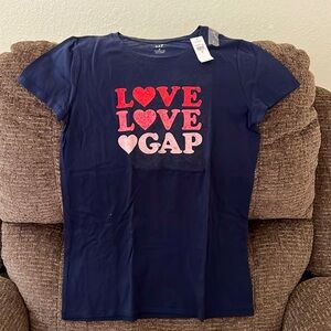 GAP Factory shirt, size M, navy, new with tags